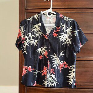 Women's Tommy Bahama Printed Silk Shirt